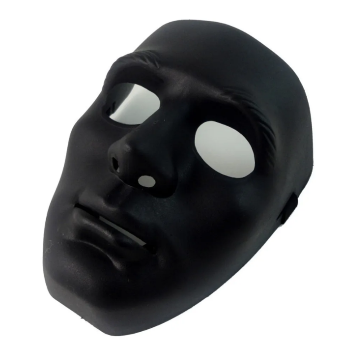 Siyah Renk Hip Hop Anonim Jabbawockeez Dans Maskesi 18x19 cm