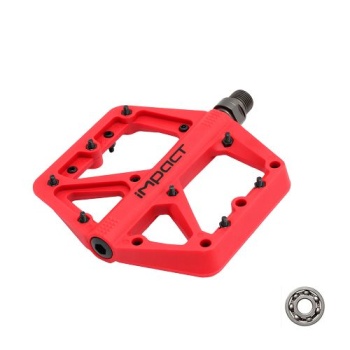 Impact Pedal - COMP, Plastik, Tek Rulmanlı, Kırmızı