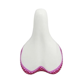 Sele - BMX, 12-16, Poliüretan, Pembe-Beyaz, Benekli