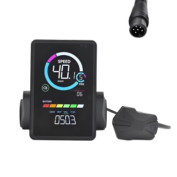E-Bike Ekran - M7C-2 Ekran, 6 Pin, Renkli, RKS Uyumlu