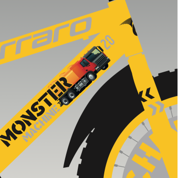 Carraro Monster 16 V.Fren Çocuk Bisikleti(Alüminyum Gövde)