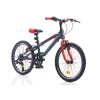 Corelli Rave Up 20 jant v fren 1x7 vites çocuk bisikleti siyah-kırmızı