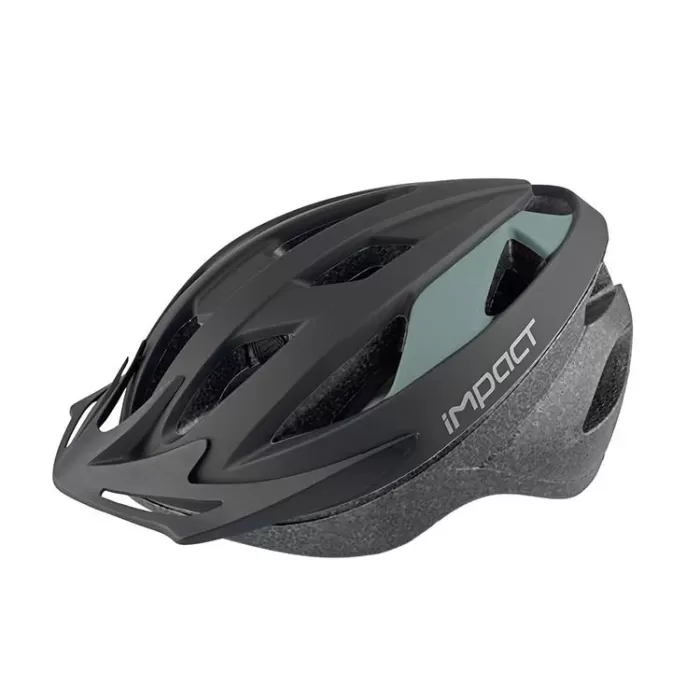 Impact Kask - Impact, Vernıon, Işıklı, Siyah-Gri, L