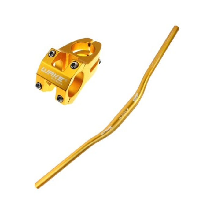 Wake Alüminyum 31.8 780mm Riser Mtb Gidonu + Gidon Boğazı Seti