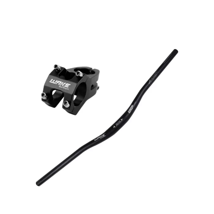 Wake Alüminyum 31.8 780mm Riser Mtb Gidonu + Gidon Boğazı Seti