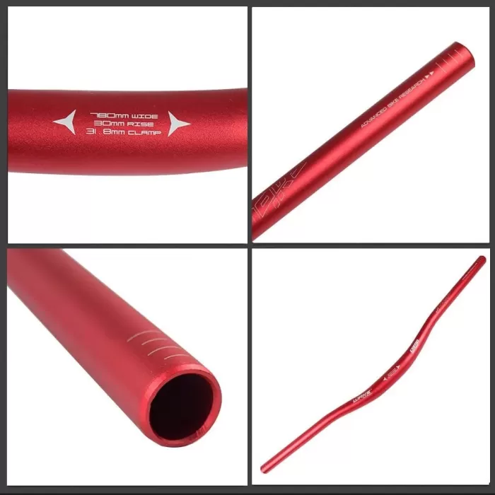 Wake Alüminyum 31.8 780mm Riser Mtb Gidonu + Gidon Boğazı Seti