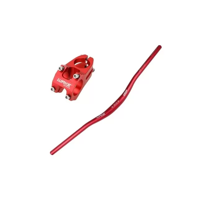 Wake Alüminyum 31.8 780mm Riser Mtb Gidonu + Gidon Boğazı Seti