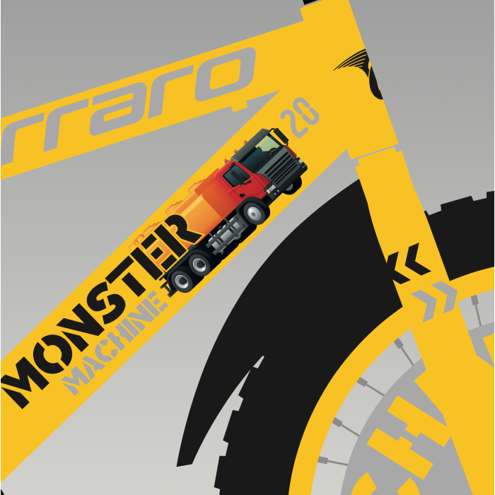 Carraro Monster 16 V.Fren Çocuk Bisikleti(Alüminyum Gövde)