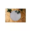 Valery Home Yuvarlak Comfort Puffy Peluş Halı Gri