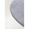 Valery Home Yuvarlak Comfort Puffy Peluş Halı Gri