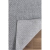 Natura Premium Kalite Kaymaz Tabanlı Doğal Yıkanabilir Kilim Oturma Odası Balkon Bahçe Mutfak Kilim BK102-A.Gri