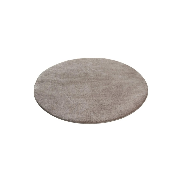 Valery Home Yuvarlak Comfort Puffy Peluş Halı Kahverengi