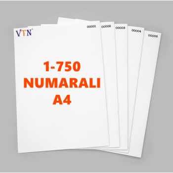 1den 750ye Numaralı A4 Kağıt - Copier bond 80 gr