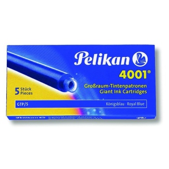 PELİKAN DOLMAKALEM KARTUŞU 4001 DEV ROY MAVİ 5 Lİ