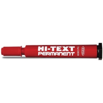 HI-TEXT PERMANENT MARKER KESİK UÇLU KIRMIZI 830 PC