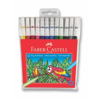FABER-CASTELL KEÇELİ KALEM YIKANABİLİR 12 Lİ POŞET 5067155130