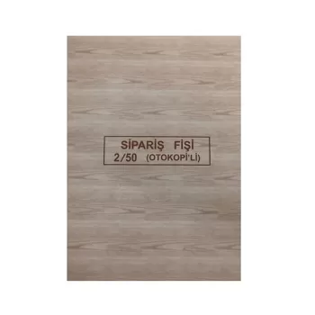 DİLMAN SİPARİŞ FİŞİ OTOKOPİLİ 2X50 3 NÜSHA