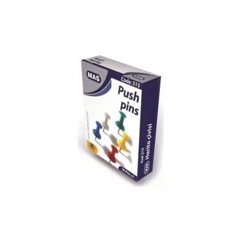 MAS HARİTA ÇİVİSİ RENKLİ KARTON KUTU 315