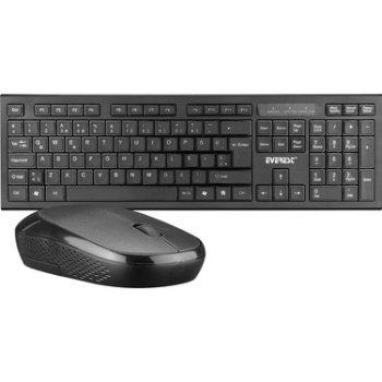 EVEREST KM-6121 SİYAH KABLOSUZ Q SLİM KLAVYE+MOUSE SET