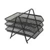 KRAF PERFORE EVRAK RAFI METAL 3 KATLI 460G SİYAH