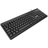 EVEREST KB-741Q SİYAH/GRİ USB 2 METRE BAKIR KABLO USB Q KLAVYE
