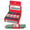 FABER KURŞUN KALEM KOŞELİ MERCANLI (2160) 1052160000