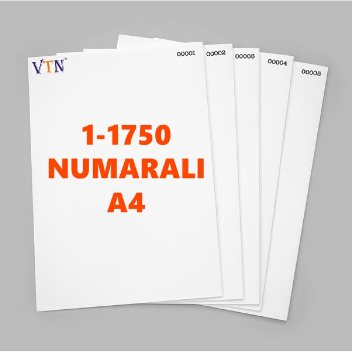 1den 1750ye Numaralı A4 Kağıt - Copier bond 80 gr