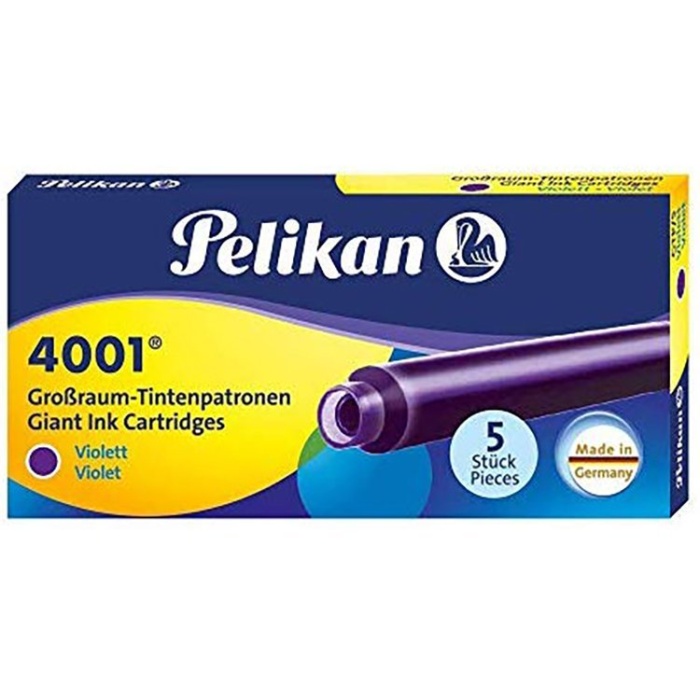 PELİKAN YEDEK KARTUŞ KISA 6 LI VİOLET 4001