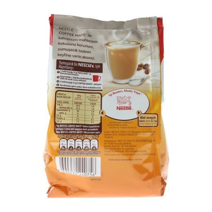 NESCAFE COFFEE MATE KAHVE KREMASI 500 GR