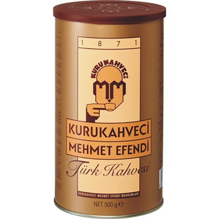 MEHMET EFENDİ TENEKE KUTU 500 GR TÜRK KAHVESİ