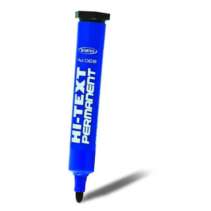 HI-TEXT PERMANENT MARKER YUVARLAK UÇ MAVİ 830 PB