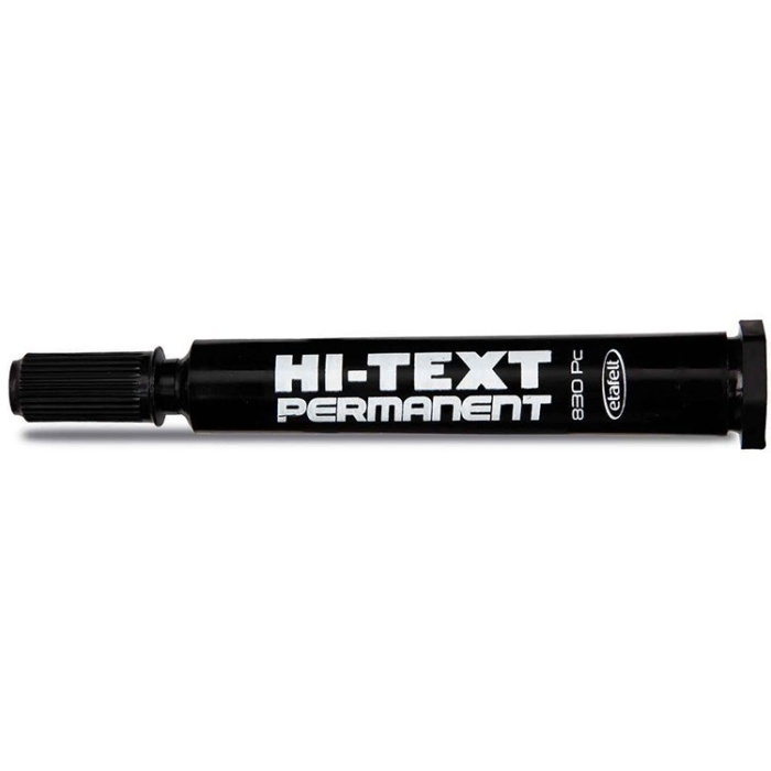 HI-TEXT PERMANENT MARKER KESİK UÇLU SİYAH 830 PC