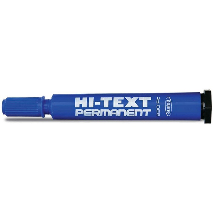 HI-TEXT PERMANENT MARKER KESİK UÇLU MAVİ 830 PC