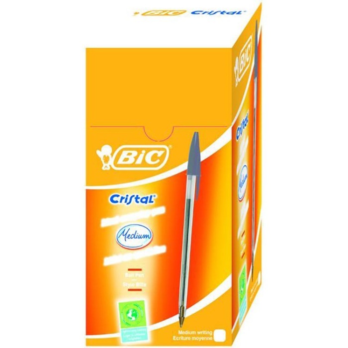 BIC TÜKENMEZ CRISTAL MED SİYAH  847897