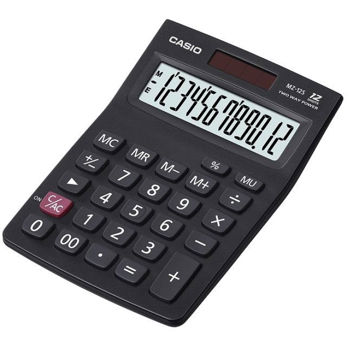 CASIO HESAP MAKİNESİ MASAÜSTÜ MX-12B-BK 12 HANE