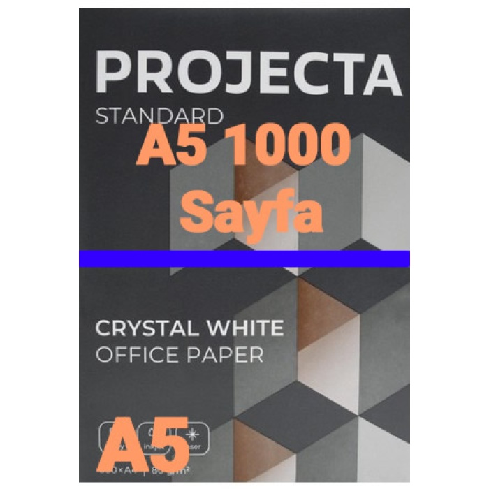 PROJECTA STANDART FOTOKOPİ KAĞIDI A5 80 GR 1000 Lİ