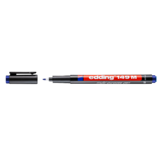 EDDİNG ASETAT KALEMİ SİLGİLİ E-149M MAVİ