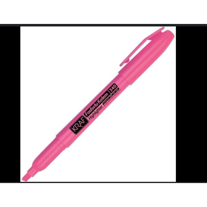 KRAF FOSFORLU KALEM TİPİ 340 PEMBE