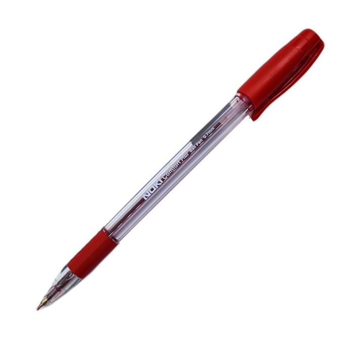 NOKİ TÜKENMEZ KALEM COMFORT BALL PEN 07 MM KIRMIZI 080