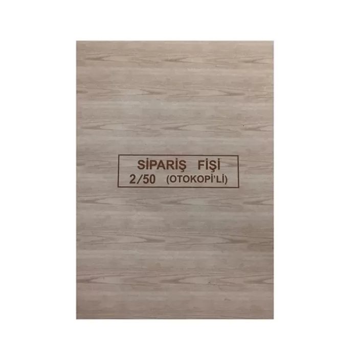 DİLMAN SİPARİŞ FİŞİ OTOKOPİLİ 2X50 3 NÜSHA