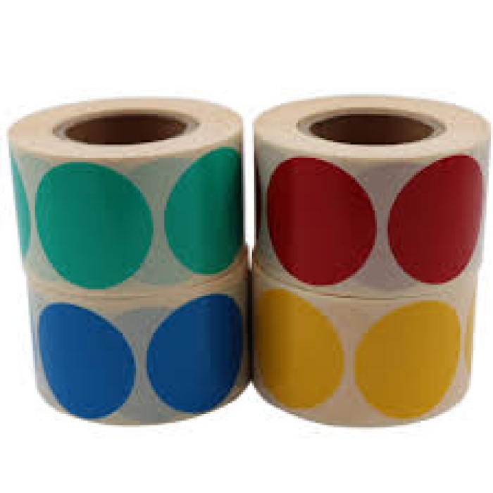 PUL ETİKET RENKLİ 30 ÇAP 1000 LİK