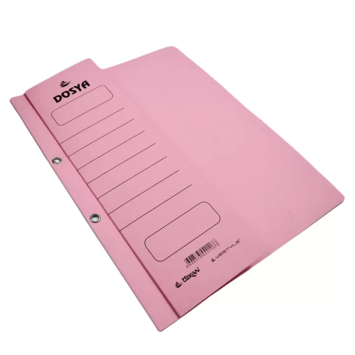 PEMBE KAPSÜLLÜ DOSYA (YARIM KAPAK)