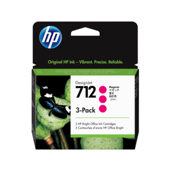 HP 712 3LÜ PAKET 29 ML MACENTA DESİGNJET MÜREKKEP KARTUŞU