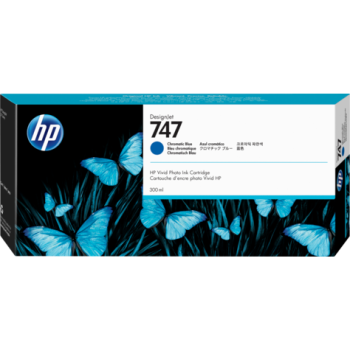 HP P2V85A 747 300 ML DESİGNJET KROMATİK MAVİ MÜREKKEP KARTUŞU