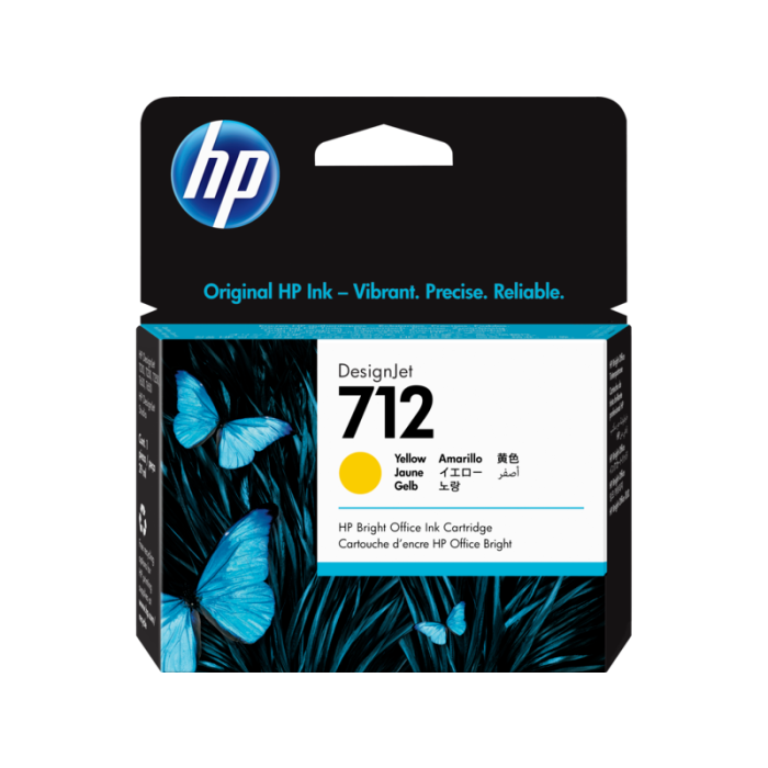 HP 3ED69A 712 29 ML SARI DESİGNJET MÜREKKEP KARTUŞU