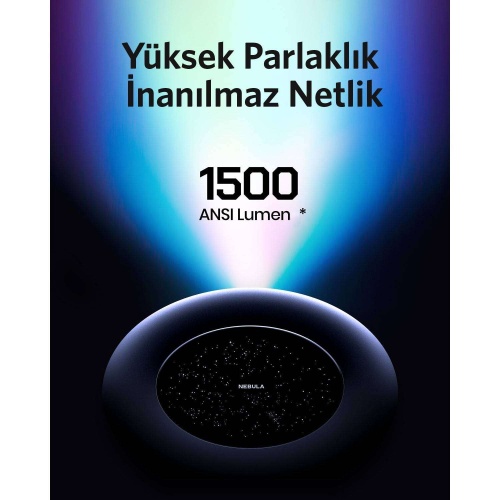 Anker Nebula Cosmos Max Akıllı 4K Projeksiyon Cihazı Android TV Box Hoparlör
