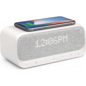 Anker WAKEY Bluetooth 5.0 Hoparlör - Qi Hızlı Kablosuz Şarjlı Çalar Saat, Radyo