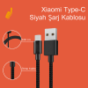 Xiaomi Type-c Örgülü Siyah Şarj Kablosu (100cm)