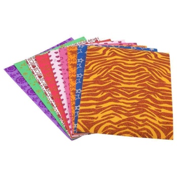 Bigpoint Simli Baskılı Eva 20x30cm Karışık 10lu Paket
