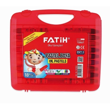FATİH PASTEL BOYA 18 RENK KİNG SİZE (ÇANTALI)